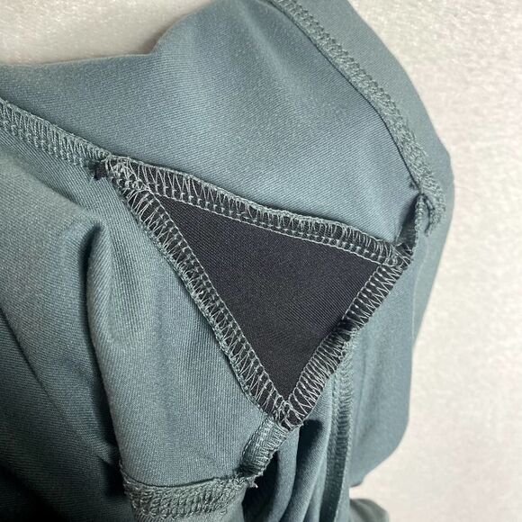 Balance Collection Athletic Workout Spandex Biker Shorts Gym Yoga Green Medium - Picture 6 of 8